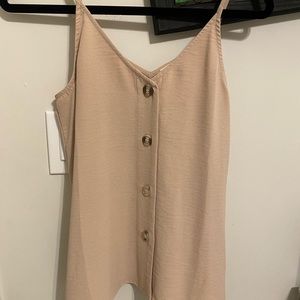 Spaghetti strapped tank